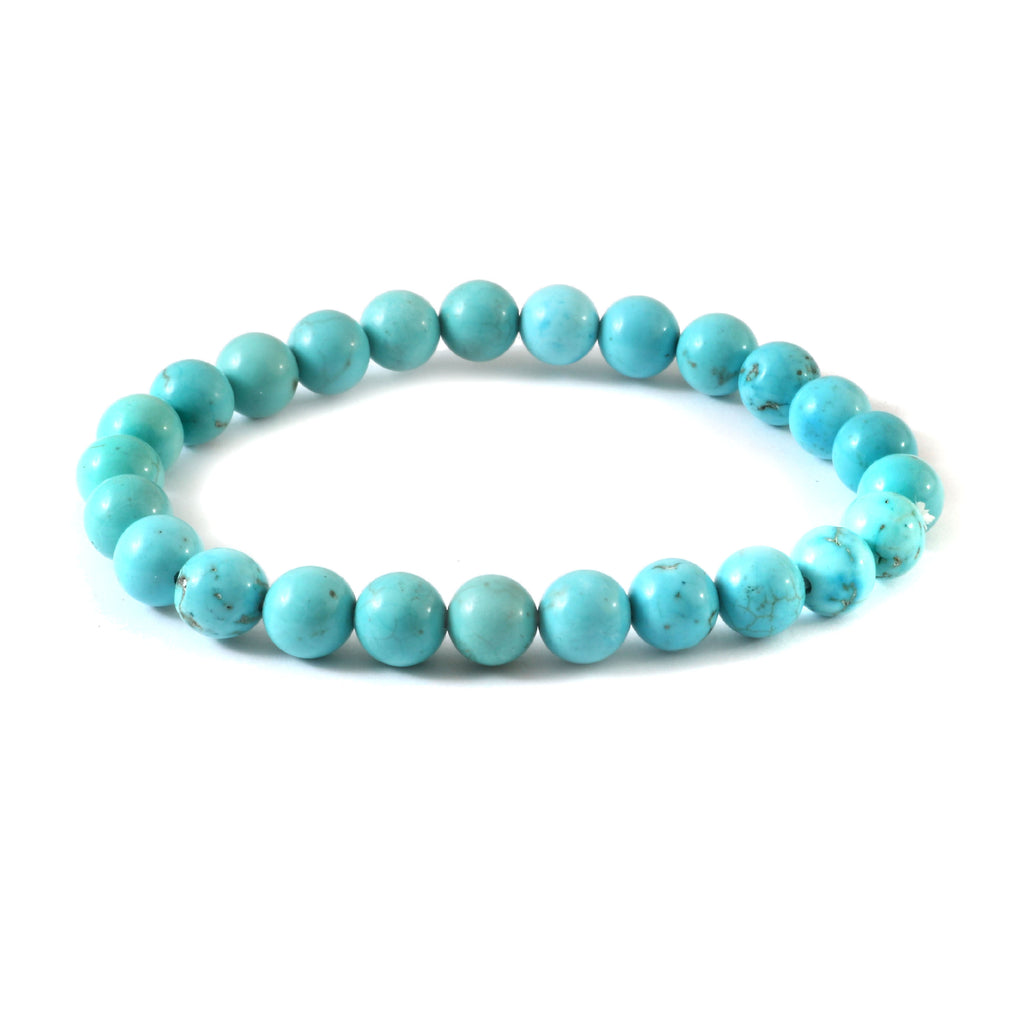 Turquoise Stone Bracelet/ Natural Crystal Healing Bracelet