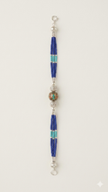 Handcrafted Tibetan Blue Beaded Bracelet