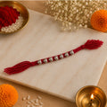 Minimal Silver Heart Rakhi