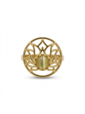 Golden Vine Cat’s Eye Statement Adjustable Ring