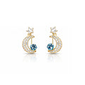 Moon Celestial Stud Earrings