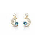 Moon Celestial Stud Earrings