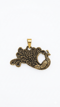 Vintage Peacock Pendant Necklace