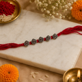 Spiritual Om Charm Rakhi | Traditional Hindu Festival Gift
