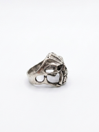 Men’s Skull Statement Ring | Gothic Skull Biker Ring | Punk Rock Ring
