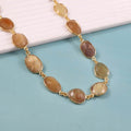 Earth-Tone Gemstone Statement Necklace