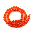 Natural Carnelian Beaded Necklace
