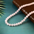 Natural Rose Quartz Beaded Necklace