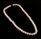 Natural Rose Quartz Beaded Necklace