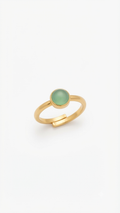 Dainty Green Aventurine Ring