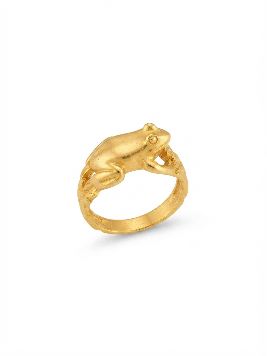 Frog Wrap Ring, Nature Inspired Animal Ring