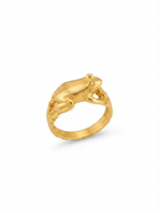 Frog Wrap Ring, Nature Inspired Animal Ring