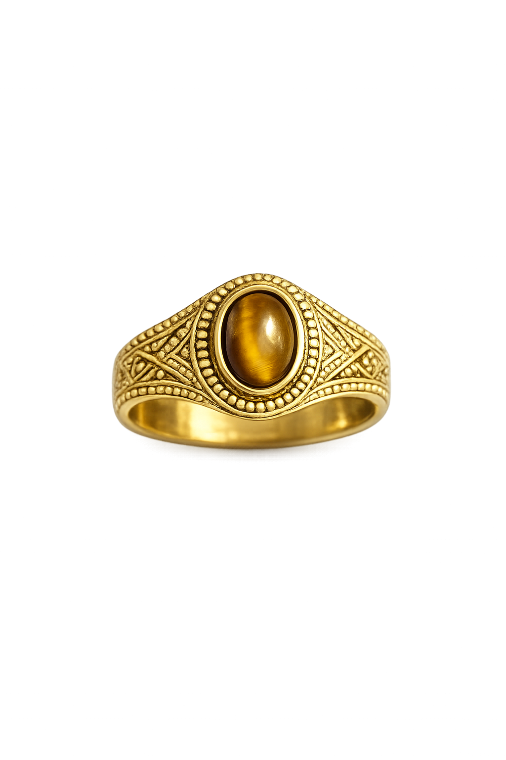 Vintage Tiger Eye Ring for Women