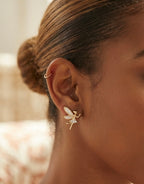 Fairy Stud Earrings, Gold Fairy Earrings