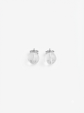 Natural Clear Quartz Stud Earrings