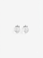 Natural Clear Quartz Stud Earrings