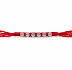 Silver Disc Rakhi for Brother