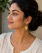 Golden Owl Dangle Earrings