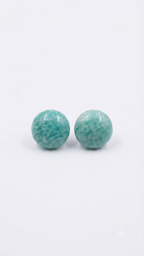 Natural Amazonite Stud Earrings