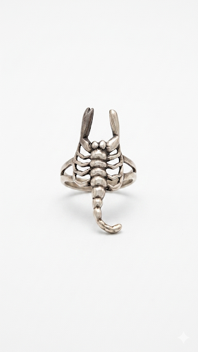 Silver Scorpion Ring – Gothic Statement Ring