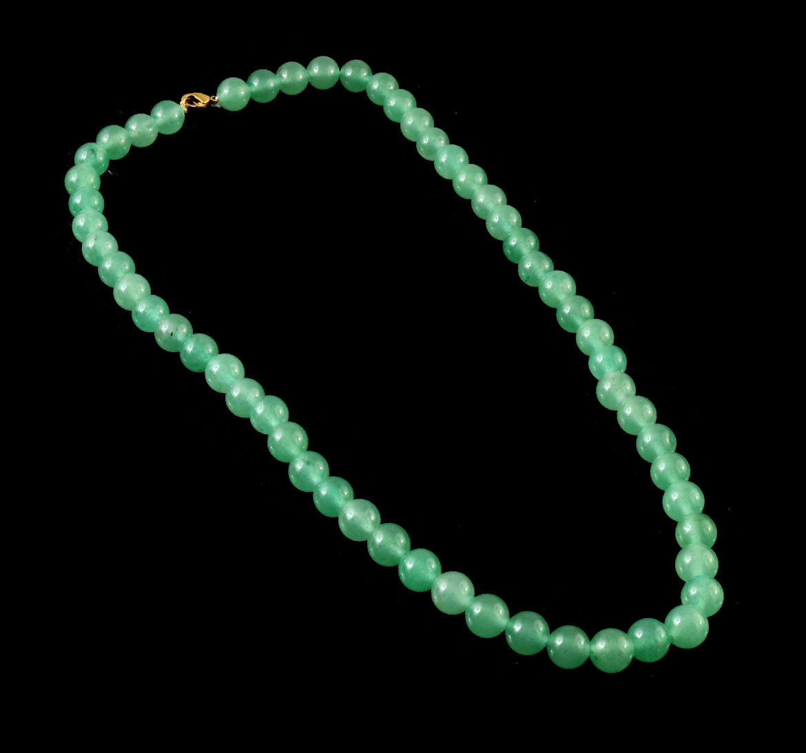 Natural Green Aventurine Beaded Necklace