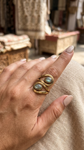 Boho Labradorite Wrap Ring for Women