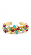 Bohemian Floral Gemstone Bracelet