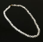 Natural Clear Quartz Beaded Necklace