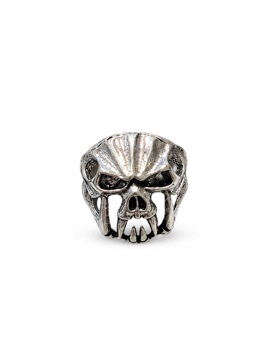 Men’s Skull Statement Ring | Gothic Skull Biker Ring | Punk Rock Ring