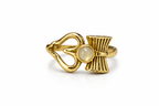 Golden Om Spiritual Ring