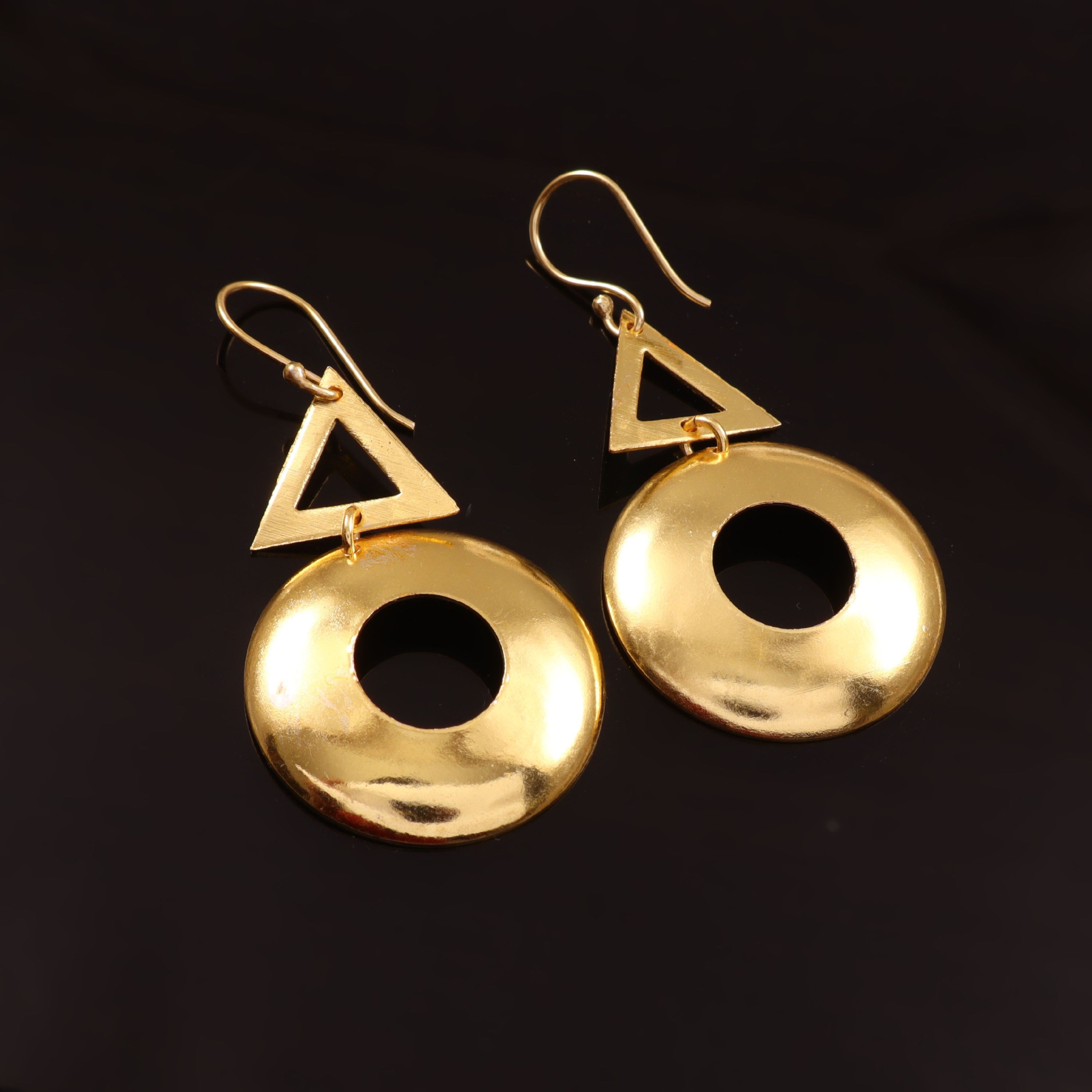 Luxe Minimal Gold Statement Drops