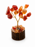 Carnelian Crystal Tree Handmade Gemstone Bonsai Decor