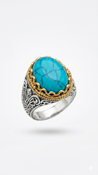 Vintage Turquoise Statement Ring