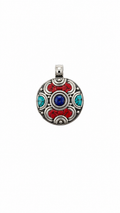 Handcrafted Multicolor Tibetan Style Pendant