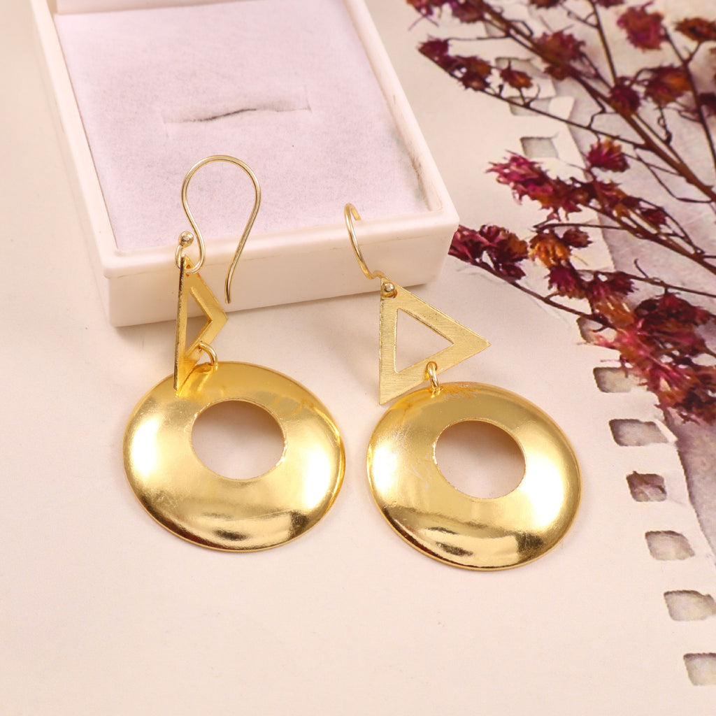 Luxe Minimal Gold Statement Drops
