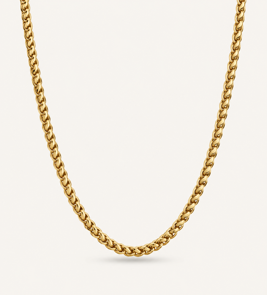 Gold Cuban Link Chain Necklace