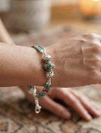 Handmade Tibetan Turquoise Beaded Bracelet
