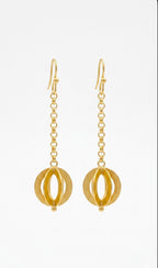 Gold Chain Drop Earrings