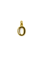 Elegant Gold Initial “O” Pendant