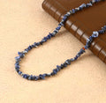 Natural Sodalite Chip Bead Necklace