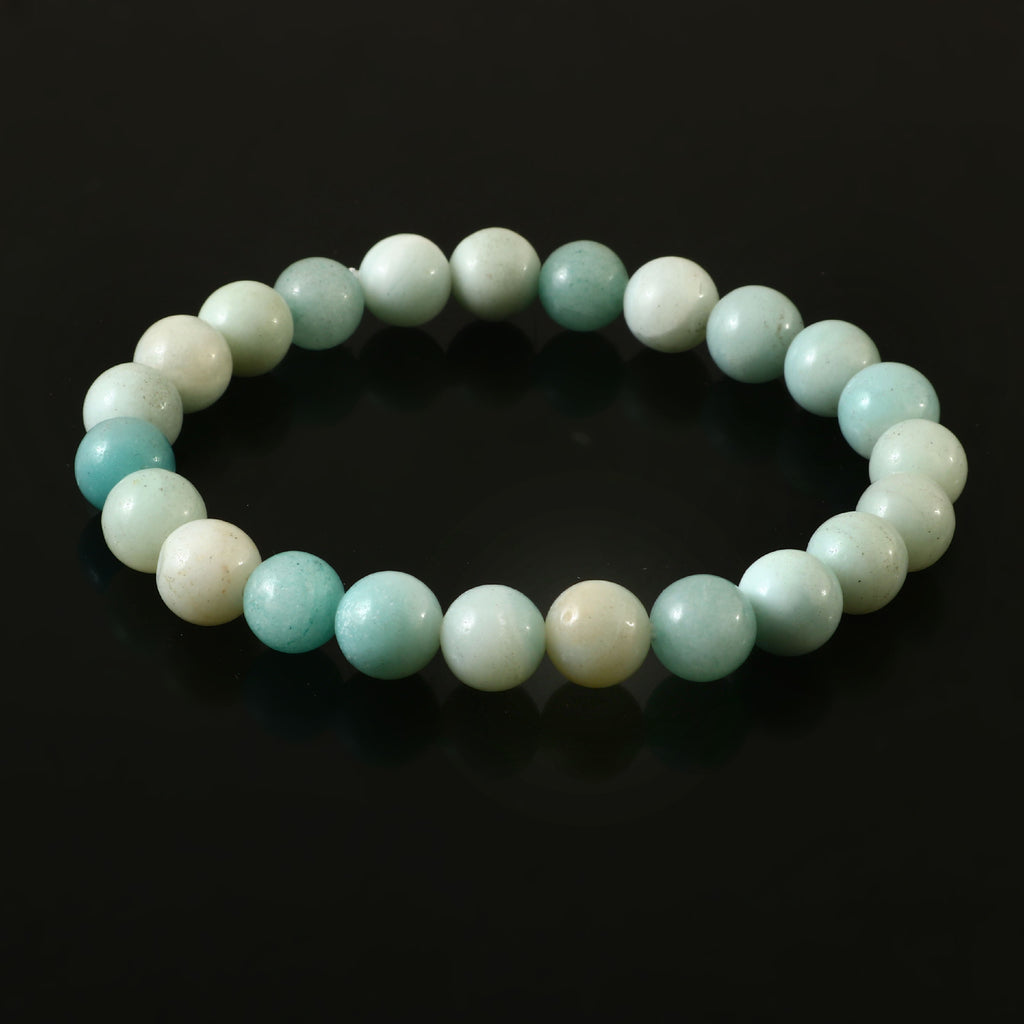 Natural Amazonite Gemstone Beads Bracelet