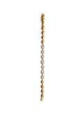 Gold Beaded Bracelet in Rose Gold