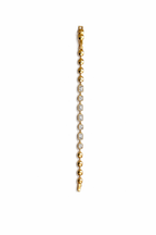 Gold Beaded Bracelet in Rose Gold