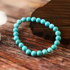 Turquoise Stone Bracelet/ Natural Crystal Healing Bracelet