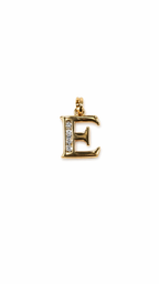 Elegant Gold Initial “E” Pendant Necklace