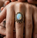 Vintage Opal Statement Ring