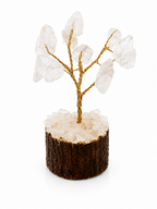 Clear Quartz Crystal Tree Handmade Gemstone Bonsai Decor