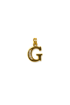 Elegant Gold Initial “G” Pendant Necklace