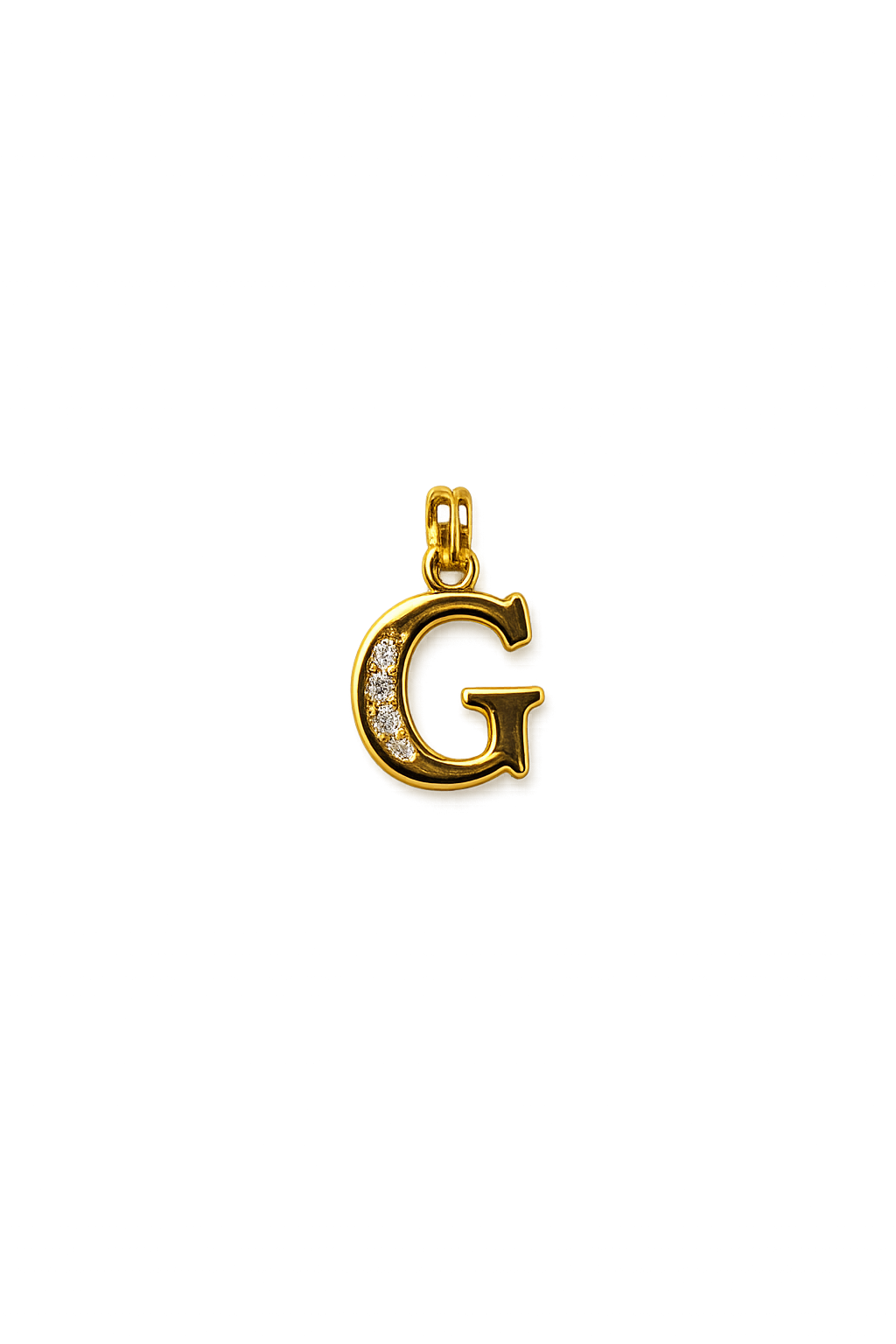 Elegant Gold Initial “G” Pendant Necklace