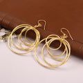 Elegant Gold Plated Drop Earrings for Women